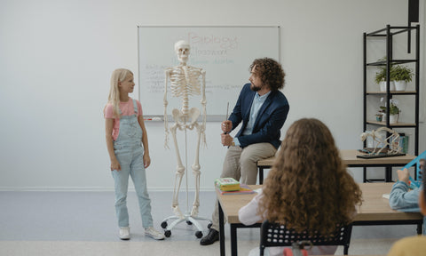 learning and sleep classroom with kids learning
